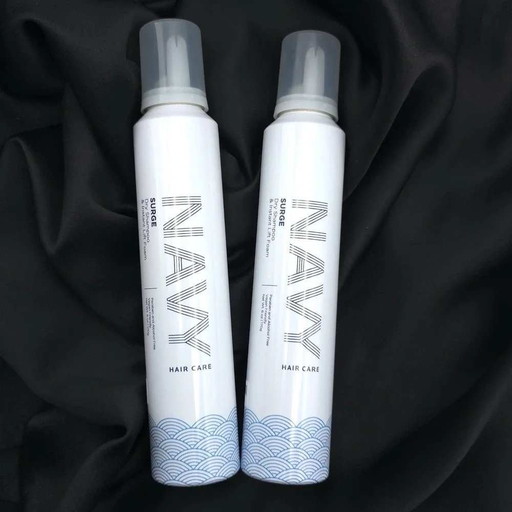 NAVY New 2pc Surge Dry Shampoo Instant Lift Foam 6 oz Paraben Alcohol‎ Free USA
